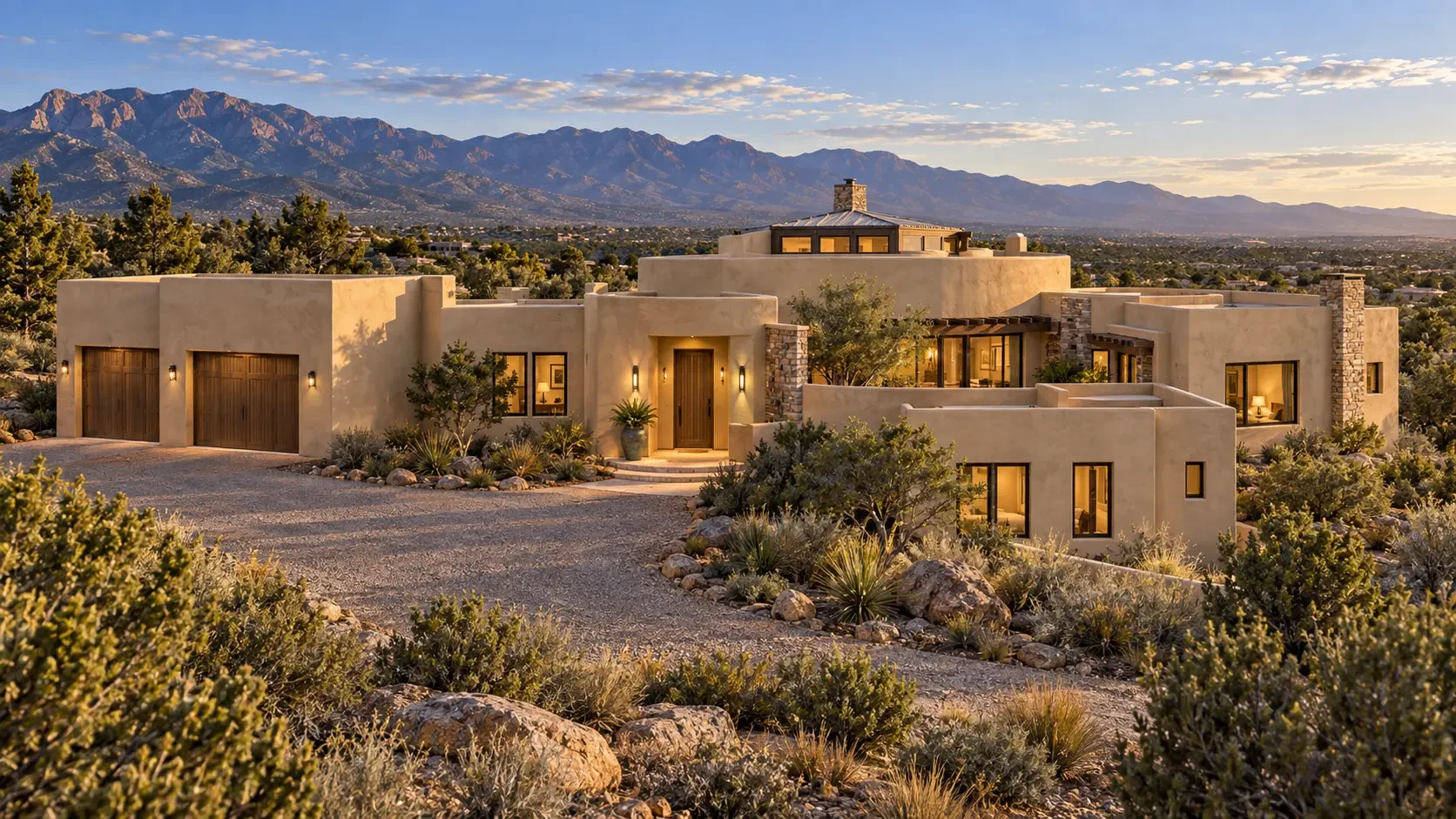 Conceptual architectural visualization interpreting the Mack House floor plan